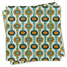 Mod Lounge Paper Co Cocktail Napkin Oval Links
