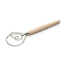 Fox Run Danish Dough Whisk, SS and Wood, 12"-6