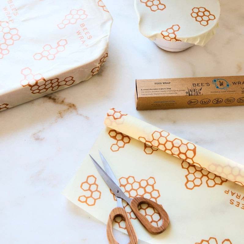 Bee's Wrap Cut-To-Size Roll, Multiple Designs