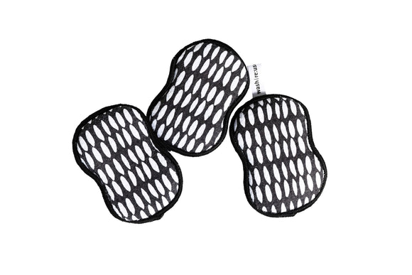 Once Again Home Co. Re:Usable Sponge, Set of 3 - Beans, Multiple Colors