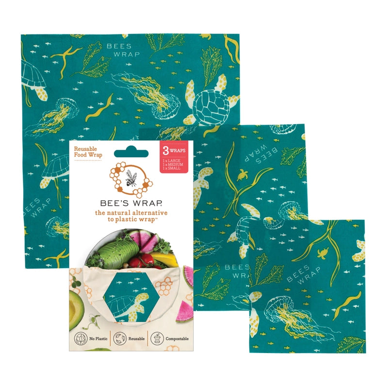 Bee's Wrap Assorted Pack, Multiple Designs