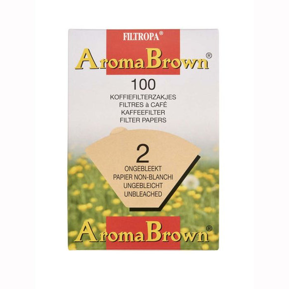 Filtropa Unbleached Coffee Filter, 100ct