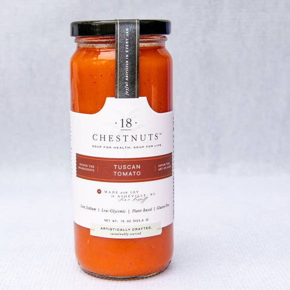 18 Chestnuts Soup - Tuscan Tomato, 32 oz