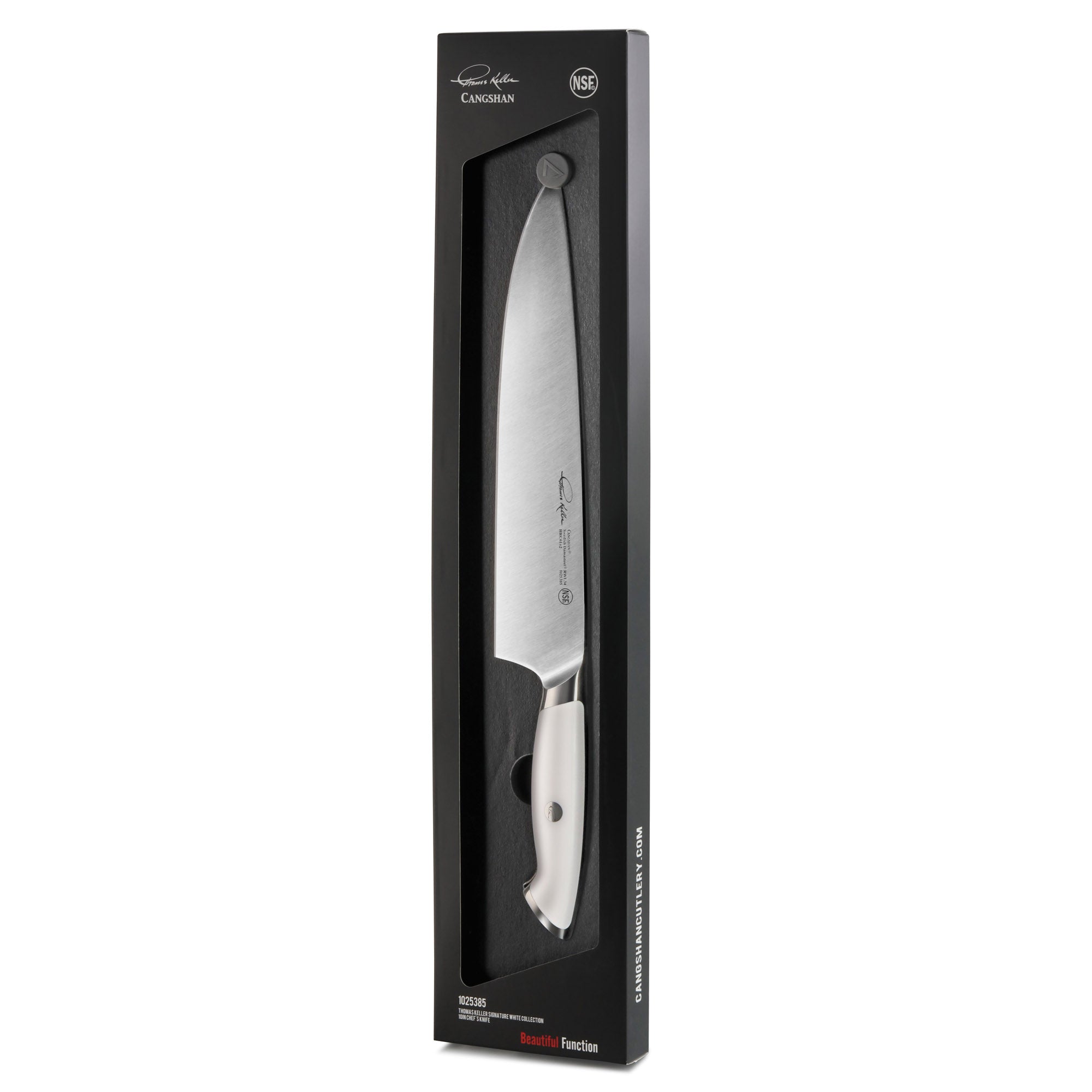 Thomas Keller Signature Collection 10" Chef's Knife, White