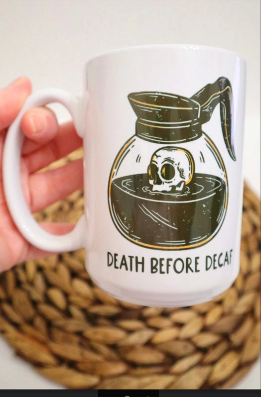 Death Before Decaf Mug, 11oz