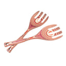 Island Bamboo Pakka 12" Salad & Pasta Claws, Multiple Colors-5