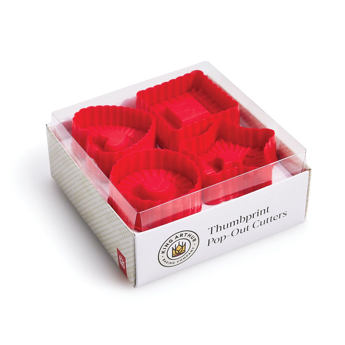 King Arthur Baking Company Thumbprint Cookie Cutters, 4-Piece Set