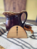 Two Ravens Handmade Wood Dough Scraper & Herb Stripper-2