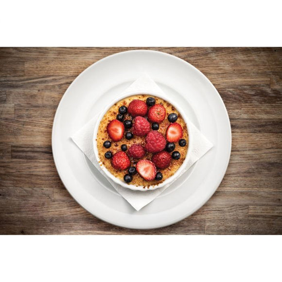 HIC Kitchen Creme Brulee/Quiche Dish, Round, 5in