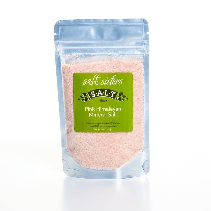 Salt Sisters Pink Himalayan Mineral Salt, Fine