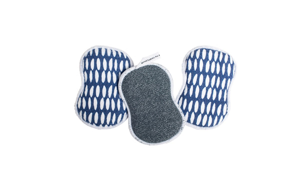 Once Again Home Co. Re:Usable Sponge, Set of 3 - Beans, Multiple Colors