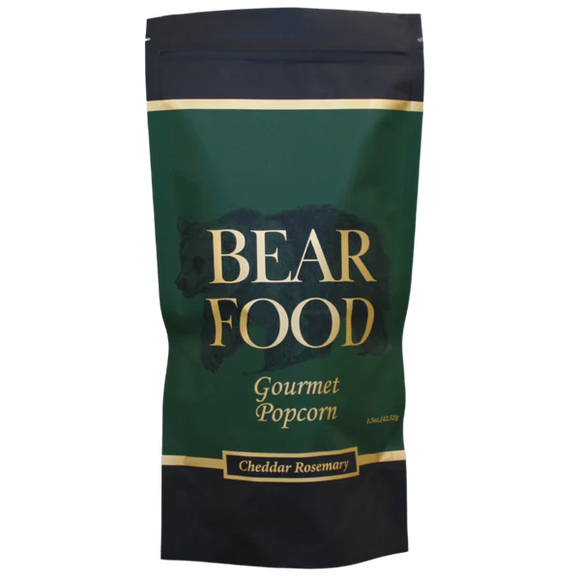 Bear Food Cheddar Rosemary Gourmet Popcorn, 1.5oz