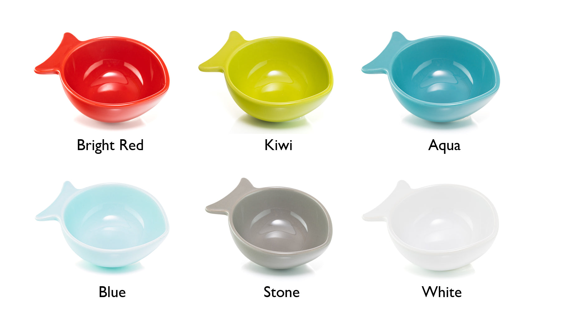Gurgle Pot Goldfish Dip Bowls, Multiple Colors