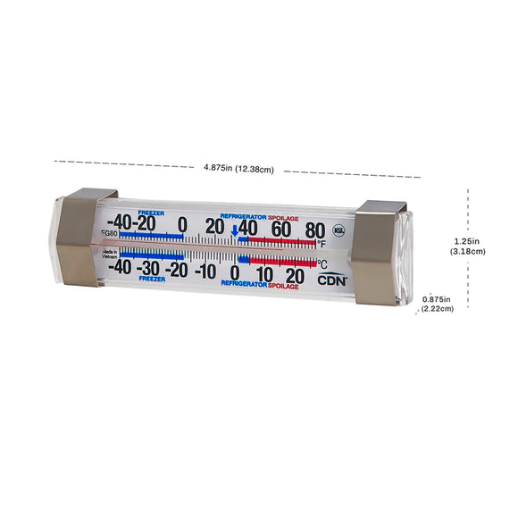CDN Refrigerator/Freezer Thermometer (Column)