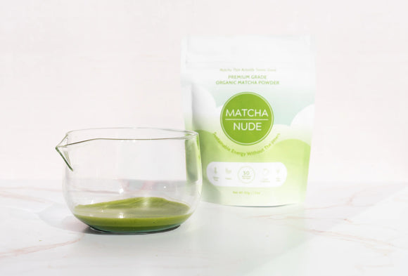 Matcha Nude Glass Matcha Bowl