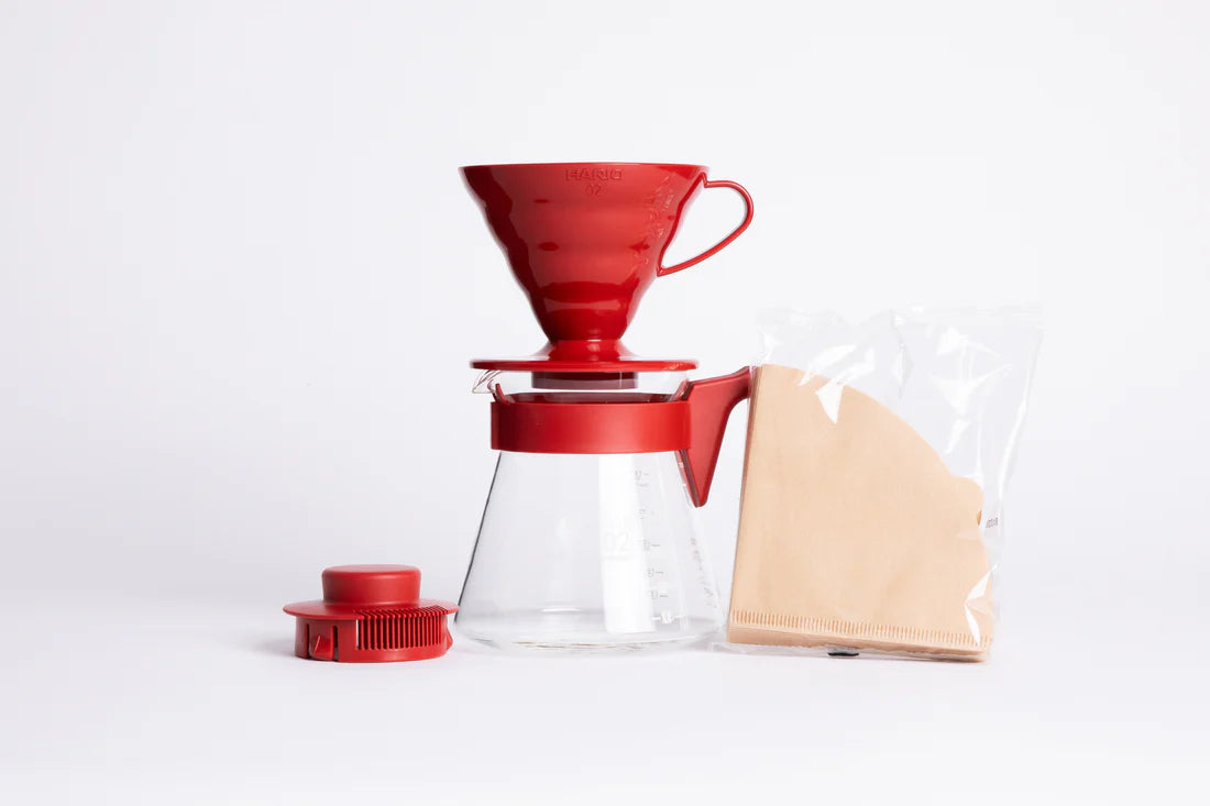 Hario Coffee Pour Over Starter Kit, Red