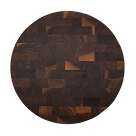 JK Adams Professional End Grain Walnut Board, Round, Multiple Sizes