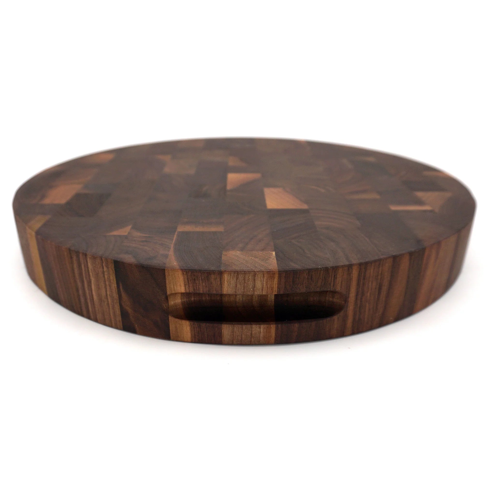 JK Adams Professional End Grain Walnut Board, Round, Multiple Sizes