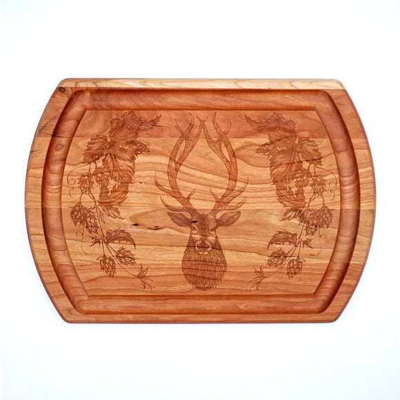 Laura Zindel Cherry Reversible Carving Board, Multiple Designs