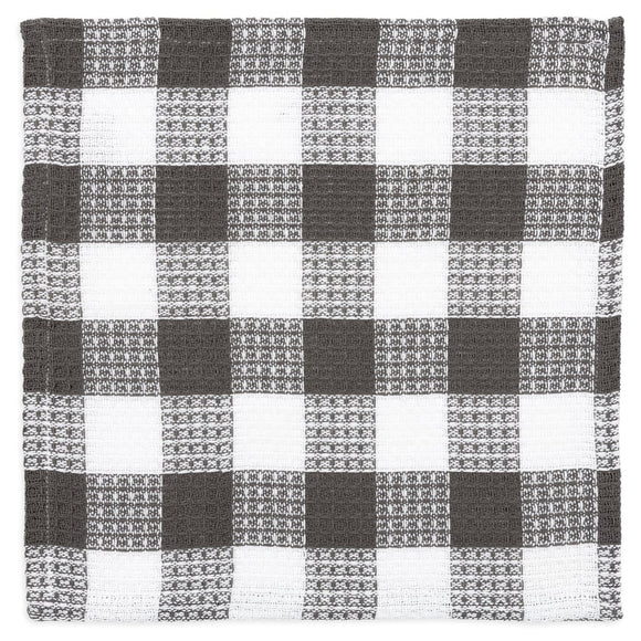 Mü Kitchen Nana's Dishcloth, Set of 2, Gray/White