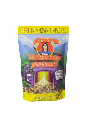 Pete's Extraordinary Granola With Lemon and Cacao