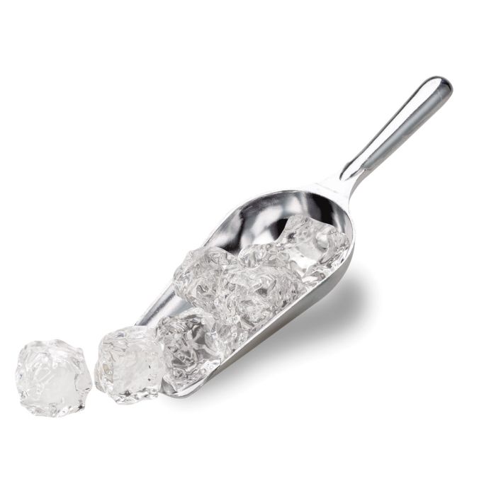HIC Kitchen Aluminum Ice Scoop, 9in
