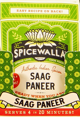 Spicewalla Saag Paneer Packet