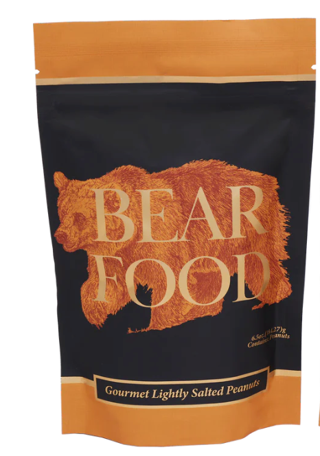 Bear Food Lightly Salted Gourmet Peanuts Pouch