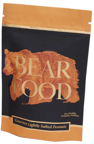 Bear Food Lightly Salted Gourmet Peanuts Pouch