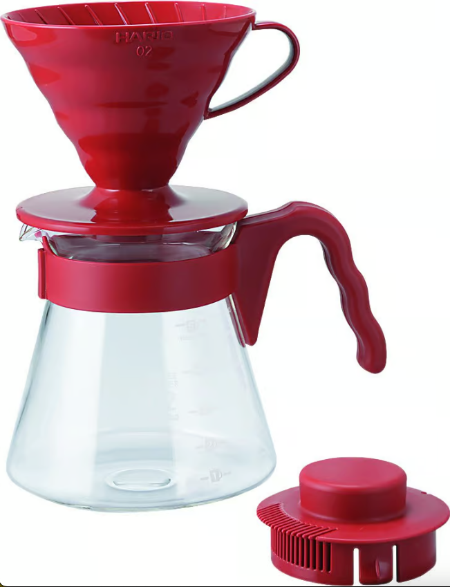 Hario Coffee Pour Over Starter Kit, Red