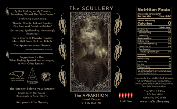 The Apparition Hot Sauce, 5 oz