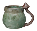 creative co-op Stoneware Mug w/ Mushroom Handle, 14 oz, Sold Individually, 4 Styles-3