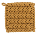 Creative Co-Op Cotton Crocheted Potholder: Cozy Collection, Sold Individually