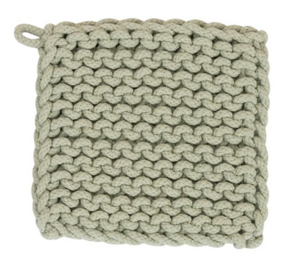 Creative Co-Op Cotton Crocheted Potholder: Cozy Collection, Sold Individually
