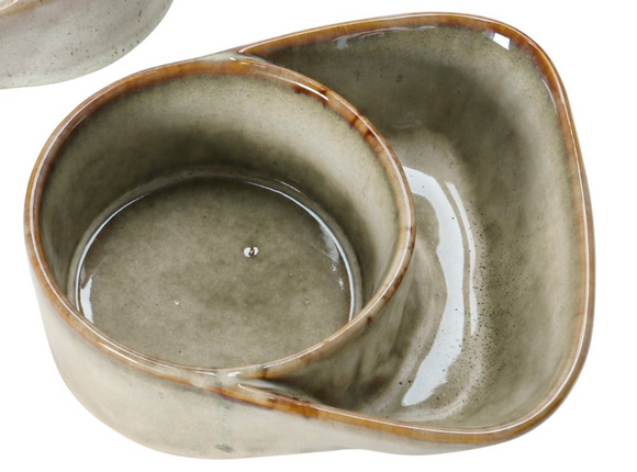 Creative Co-Op Stoneware Cracker & Soup Bowl, Sold Individually