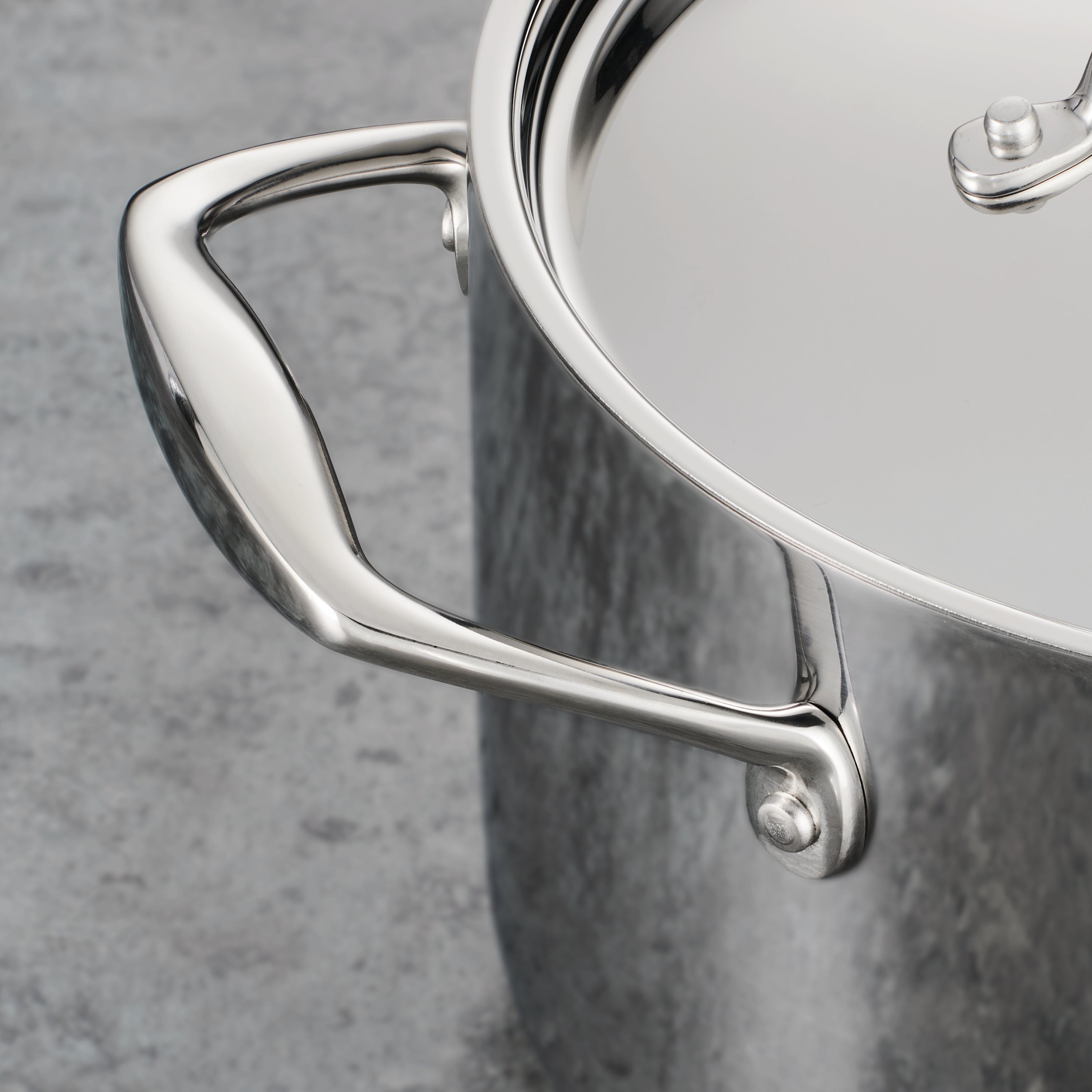 Tramontina Signature 3 Qt Tri-Ply Clad Stainless Steel Covered Deep Saute Pan