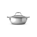 Tramontina Signature 4 Qt Tri-Ply Clad Stainless Steel Covered Universal Pan-2