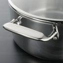 Tramontina Tri-Ply Clad 6 Qt Stainless Steel Covered Braiser w/ Glass Lid-4