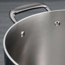 Tramontina Tri-Ply Clad 6 Qt Stainless Steel Covered Braiser w/ Glass Lid-3