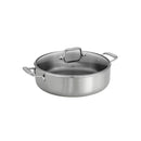 Tramontina Tri-Ply Clad 6 Qt Stainless Steel Covered Braiser w/ Glass Lid