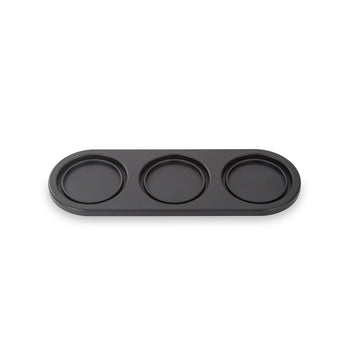 FinaMill – Stackable Trio FinaPod Storage Tray, Black