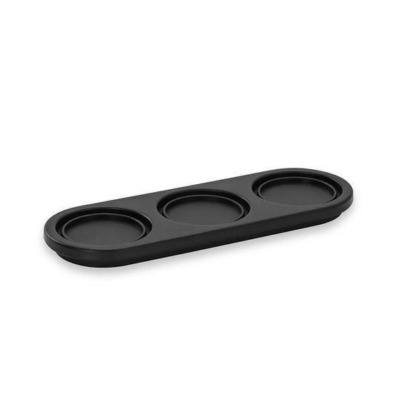 FinaMill – Stackable Trio FinaPod Storage Tray, Black