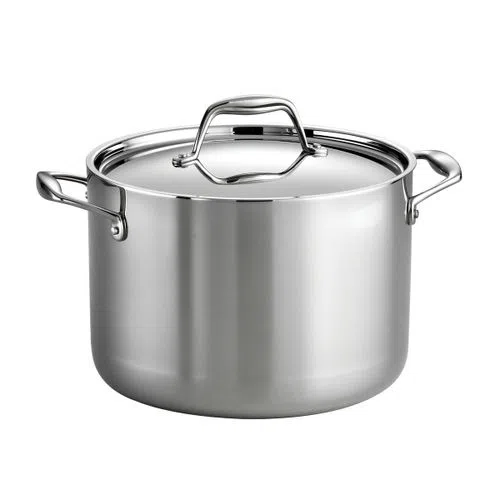 Tramontina Tri-Ply Clad 8 Qt Stainless Stock Pot