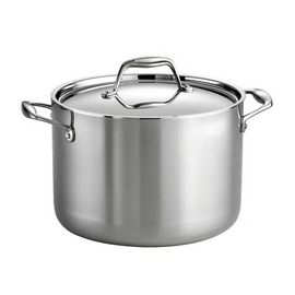 Tramontina Tri-Ply Clad 8 Qt Stainless Stock Pot