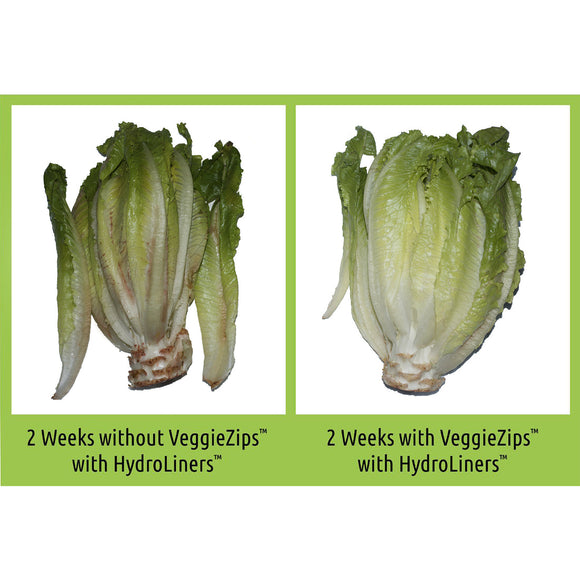 Bluapple VeggieZips™ with HydroLiners™, 10-Pack