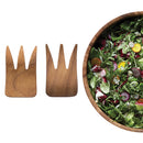 Ironwood Gourmet Acacia Bear Claw Salad Servers, Set 2-4