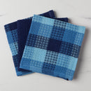 Now Designs Waffle Dishcloths, Set of 3, Indigo-3