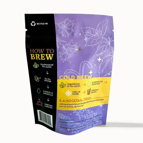 Full Moon Tea Company Secret Garden Mint Herbal Tea