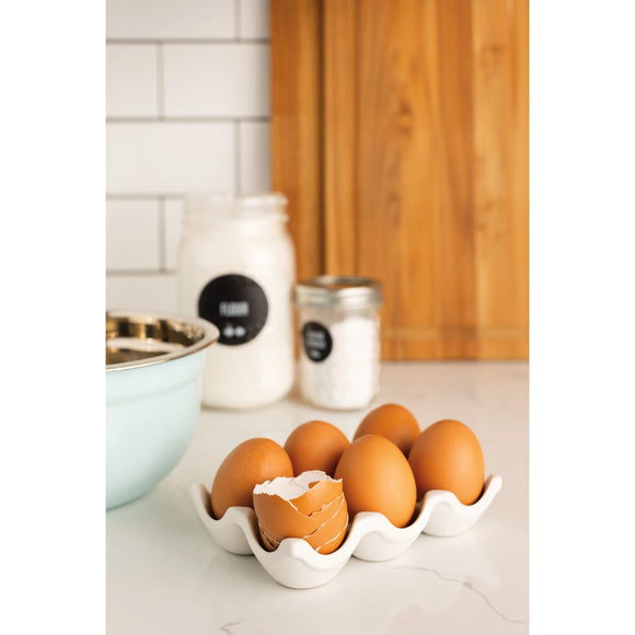 Now Designs Ceramic Egg Crate