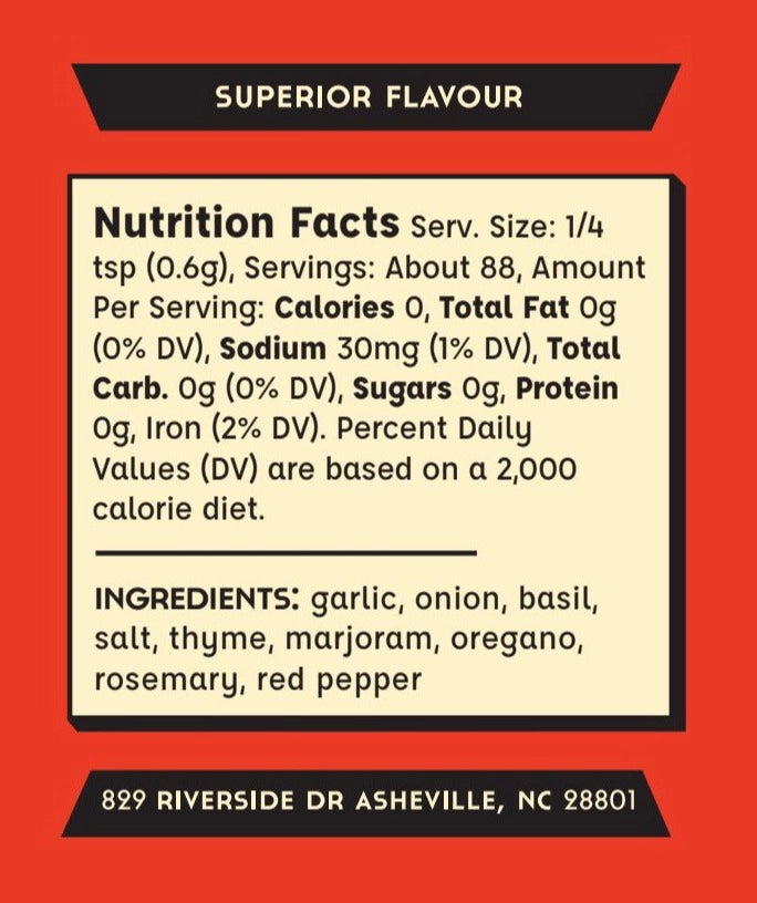 Spicewalla Amore Italian Seasoning, 1.8 oz.